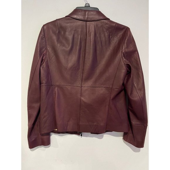 NWOT 100% Genuine Leather Ann Taylor Jacket - Picture 8 of 9
